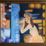 Behind the mask - 90x80cm