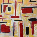 Surrounded by Okre
160 x 90 cm
Acrylic on canvas