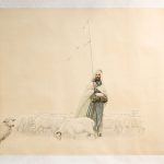 Su Wu herding sheep